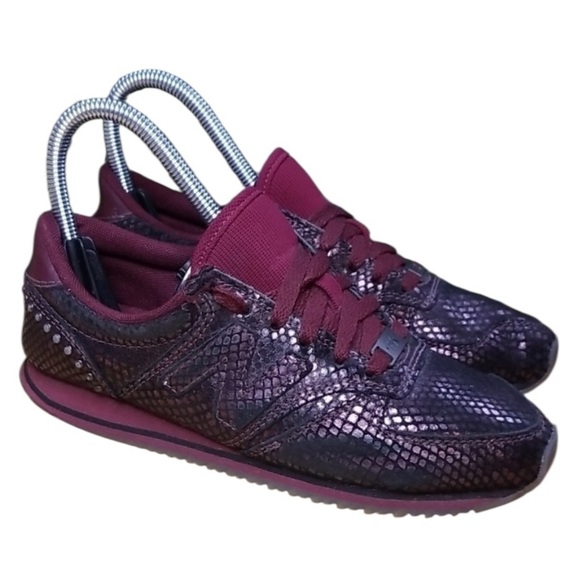 New Balance Heidi Klum U420 Maroon & Black Women's Sneakers Size 5 - Picture 1 of 10